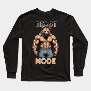 BEAST MODE BEAR TSHIRT Long Sleeve T-Shirt